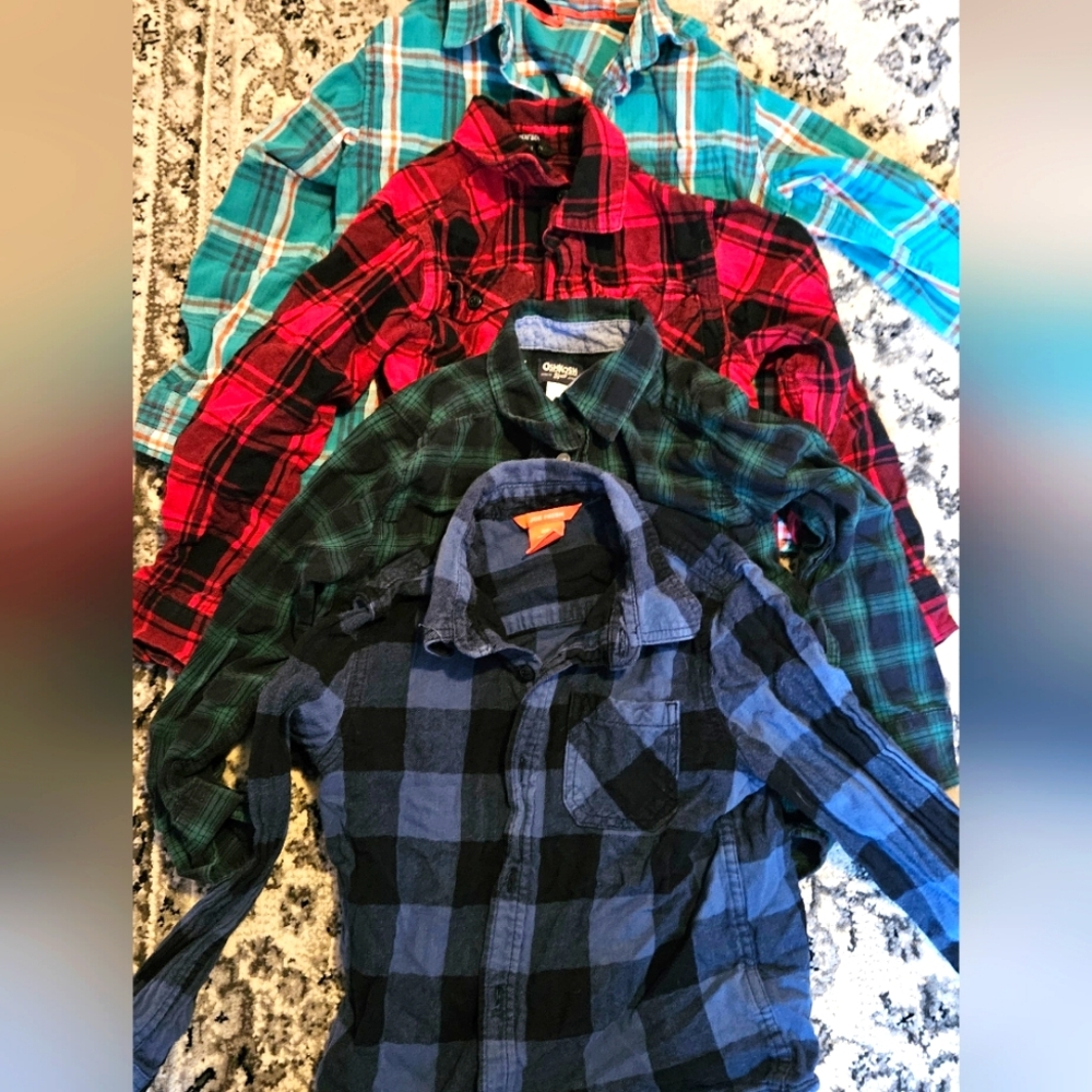 Plaid Boys Shirt Collection